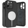 Tech-Protect Liquid Silicone MagSafe kryt na iPhone 16 Pro Max, čierny