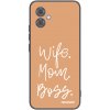 Picasee silikonový černý obal pro Motorola Moto G14 - Boss Mama Picasee silikonový černý obal pro Motorola Moto G14 - Boss Mama