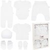 7-dielna dojčenská súpravička do pôrodnice New Baby I AM biela 56 (0-3m) 7-dielna dojčenská súpravička do pôrodnice New Baby I AM biela 56 (0-3m)