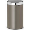 Brabantia Touch Bin NEW Brabantia platinový matný poklop 40 l