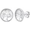 Silvego Štýlové strieborné náušnice Strom života JJJ851E Silvego Štýlové strieborné náušnice Strom života JJJ851E