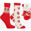 Dámske vianočné ponožky CSLS300-046 - 2 páry - 38-41 / natural/červená Dámske vianočné ponožky CSLS300-046 - 2 páry - 38-41 / natural/červená