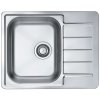 ALVEUS Line 110 nerezový drez s odkvapávaciou plochou, obojstranný, horná montáž, 615 x 500 mm, hladký, 1122317 ALVEUS Line 110 nerezový drez s odkvapávaciou plochou, obojstranný, horná montáž, 615 x 500 mm, hladký, 1122317