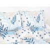 Dreamy Linens Obliečky saténové Modré listy s mandalou Rozměry: 220 x 140 cm Dreamy Linens Obliečky saténové Modré listy s mandalou Rozměry: 220 x 140 cm