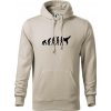 Karate Evolúcia - kop - Mikina pánska Cape s kapucňou - M ( Ľadovo sivá ) Karate Evolúcia - kop - Mikina pánska Cape s kapucňou - M ( Ľadovo sivá )