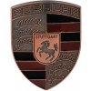 Emblém Porsche Stuttgart s držiakom - medená farba Emblém Porsche Stuttgart s držiakom - medená farba