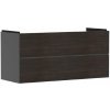 Hansgrohe Xevolos E Umývadlová skrinka 118x58x48 cm, 2 zásuvky, matná sivá/tmavý dub 54186730-HG Hansgrohe Xevolos E Umývadlová skrinka 118x58x48 cm, 2 zásuvky, matná sivá/tmavý dub 54186730-HG