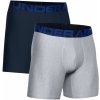 Pánske boxerky Under Armour TECH 6IN 2 PACK šedé 1363619-408 - M Pánske boxerky Under Armour TECH 6IN 2 PACK šedé 1363619-408 - M