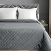 Eurofirany ový glamour prehoz - paplón RIA 6 tmavosivý tmavošedá Zamat 220x240 cm Eurofirany ový glamour prehoz - paplón RIA 6 tmavosivý tmavošedá Zamat 220x240 cm