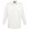 Premier Workwear Unisex pilotná košeľa s dlhým rukávom PR210 White 38 (15) Premier Workwear Unisex pilotná košeľa s dlhým rukávom PR210 White 38 (15)