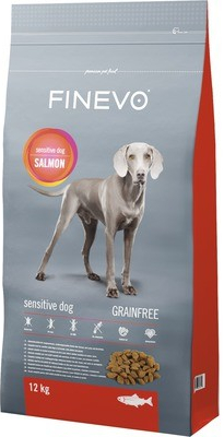 Finevo Sensitive Dog losos bez obilnín 12 kg