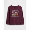 GAP Baby tričko s logom Červená 3YRS Červená Červená GAP Baby tričko s logom Červená 3YRS Červená Červená