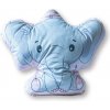 Detexpol Tvarovaný mikroplyšový vankúš Slon Polyester 33x26 Detexpol Tvarovaný mikroplyšový vankúš Slon Polyester 33x26