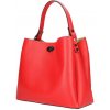 Mondo Italia Kožená kabelka do ruky 232 červená MADE IN ITALY Červená Mondo Italia Kožená kabelka do ruky 232 červená MADE IN ITALY Červená