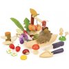 Drevený košík na zbieranie lesných plodov Wild Wood Forgaing Trug Tender Leaf Toys s hríbikmi jabĺčkami jahodami Drevený košík na zbieranie lesných plodov Wild Wood Forgaing Trug Tender Leaf Toys s hríbikmi jabĺčkami jahodami
