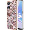 Gumený kryt Electroplating na Oppo A58 5G - Pink Scales Gumený kryt Electroplating na Oppo A58 5G - Pink Scales