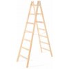 Drevený rebrík Strend Pro, 2x7 priečky, 2,26 m, 150 kg Drevený rebrík Strend Pro, 2x7 priečky, 2,26 m, 150 kg