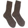 Luxusné hnedé ponožky ALPAKA Luxusné hnedé ponožky ALPAKA