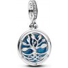 Dvojitý visiaci prívesok PANDORA Strom s nekonečnom žiariaci v tme PAN793599C01 5700303148359 Dvojitý visiaci prívesok PANDORA Strom s nekonečnom žiariaci v tme PAN793599C01 5700303148359