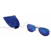 Slnečné okuliare s tmavo tónovanými sklami, kráľovská modrá Slnečné okuliare s tmavo tónovanými sklami, kráľovská modrá