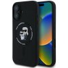 Karl Lagerfeld Liquid Silicone Karl and Choupette MagSafe Zadní Kryt pro iPhone 16 Plus Black Karl Lagerfeld Liquid Silicone Karl and Choupette MagSafe Zadní Kryt pro iPhone 16 Plus Black