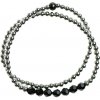 Wrap Glosery náramok, krištále disko gule od Swarovski®, stopery a korálky z chirurgickej ocele 6mm a 4mm Farba prvkov: čierna, Obvod zápästia: XXL 20 cm Wrap Glosery náramok, krištále disko gule od Swarovski®, stopery a korálky z chirurgickej ocele 6mm a 4mm Farba prvkov: čierna, Obvod zápästia: XXL 20 cm