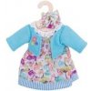 Bigjigs Toys Tyrkysové šaty so svetrom pre bábiku 38 cm Bigjigs Toys Tyrkysové šaty so svetrom pre bábiku 38 cm