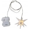 Svetelná LED 3D hviezda výška 10 cm Star Trading Alice - biela
