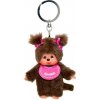 Monchhichi - Kľúčenka / plyšová opička 10cm - dievčatko (ružová) Monchhichi - Kľúčenka / plyšová opička 10cm - dievčatko (ružová)