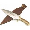 Muela DUQUE-25A lovecký nôž - dýka 25 cm, jelení paroh, oceľ, kožené puzdro Muela DUQUE-25A lovecký nôž - dýka 25 cm, jelení paroh, oceľ, kožené puzdro