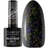 Claresa Hybridný podklad na nechty Rainbow Jello Base Black s kúskami fólie 5g Claresa Hybridný podklad na nechty Rainbow Jello Base Black s kúskami fólie 5g