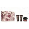 Versace Crystal Noir EDP 50 ml + sprchový a kúpeľový gél 50 ml + parfumované telové mlieko 50 ml