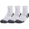 Unisex ponožky Under Armour, PERFORMANCE TECH 3PK QTR biela,čierna, M Unisex ponožky Under Armour, PERFORMANCE TECH 3PK QTR biela,čierna, M
