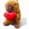 ROZTOMILÁ KAPYBARA LOVE PLYŠOVÁ HRAČKA PLYŠÁK DARČEK Deň sv. Valentína ELEFUN ROZTOMILÁ KAPYBARA LOVE PLYŠOVÁ HRAČKA PLYŠÁK DARČEK Deň sv. Valentína ELEFUN