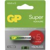 Alkalická batéria GP Super LR03 (AAA), 5 ks 5ks B01115 Alkalická batéria GP Super LR03 (AAA), 5 ks 5ks B01115