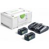Festool SYS 18V 2xHP5,0/TCL6DUO Napájecí sada (578679) Festool SYS 18V 2xHP5,0/TCL6DUO Napájecí sada (578679)