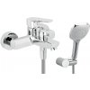 Novaservis Novaservis, vaňová nástenná batérie ECO s ručnou bodovou súpravou, 150 mm, chrómová, 58020-0 Novaservis Novaservis, vaňová nástenná batérie ECO s ručnou bodovou súpravou, 150 mm, chrómová, 58020-0
