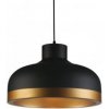 GTV Závěsné svítidlo GOLDI 2, 4113, AC 220–240 V, 50/60 Hz, 1*E27, IP20, prům. 42 cm, jednoduché, černo/zlaté GTV Závěsné svítidlo GOLDI 2, 4113, AC 220–240 V, 50/60 Hz, 1*E27, IP20, prům. 42 cm, jednoduché, černo/zlaté