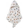 Bomimi Osuška s kapucňou FLANEL 80x80 korytnačka Bomimi Osuška s kapucňou FLANEL 80x80 korytnačka