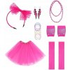 DÁMSKY SET 80. ROKY RUŽOVÝ DISCO PÁRTY DÁMSKY SET 80. ROKY RUŽOVÝ DISCO PÁRTY
