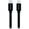 Swissten Datový Kabel Textile USB-C / Lightning 1,2 M Černý 71525201 Swissten Datový Kabel Textile USB-C / Lightning 1,2 M Černý 71525201