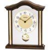 Luxusné drevené stolné hodiny 1174/1 AMS 23cm Luxusné drevené stolné hodiny 1174/1 AMS 23cm