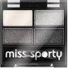 Miss Sporty Studio Colour Quattro Eyeshadow očné tiene 404 Real Smoky Smoky Black 3,2 g Miss Sporty Studio Colour Quattro Eyeshadow očné tiene 404 Real Smoky Smoky Black 3,2 g
