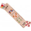 Bigjigs vkladacie puzzle počítanie
