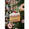Dekorácia MagicHome Vianoce Candy Line, koláčik, hnedý, závesný, 13x9x15 cm Dekorácia MagicHome Vianoce Candy Line, koláčik, hnedý, závesný, 13x9x15 cm