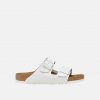 Birkenstock Biele Regular šľapky Arizona Smooth Leather Birkenstock Biele Regular šľapky Arizona Smooth Leather
