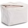 Zeller Present Úložný textilný box so zipsom na uloženie textilu CREAM, 38 × 27 × 27 cm Zeller Present Úložný textilný box so zipsom na uloženie textilu CREAM, 38 × 27 × 27 cm
