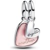 Rozdeliteľný visiaci prívesok PANDORA Matka a dcéra 793766C01 Rozdeliteľný visiaci prívesok PANDORA Matka a dcéra 793766C01