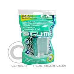 G.U.M Easy Flosser nosic s mentolovou nití 30ks