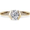 Harmonia | Zásnubný prsteň so stredovým kameňom 1.000ct, žlté zlato, s diamantmi 57 Harmonia | Zásnubný prsteň so stredovým kameňom 1.000ct, žlté zlato, s diamantmi 57